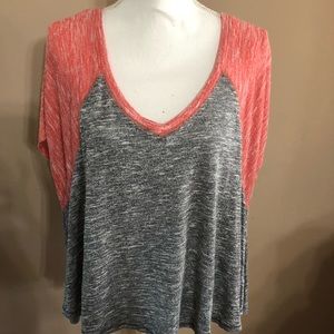 Free People baseball t shirt